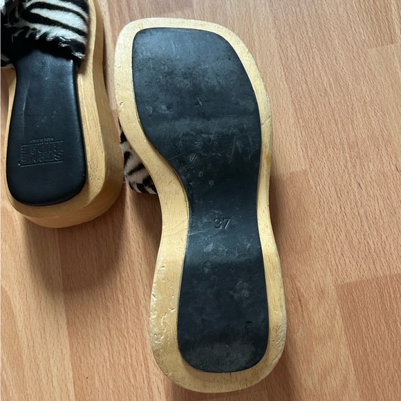 Y2K wooden slides / sandals - Picture 9 of 15